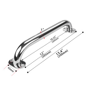 Barra de Seguridad para Barco de Acero Inoxidable 304, Pasamanos de Baño de Diseño Moderno, Agarradera Resistente - Product Image 3
