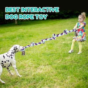 Alle Puppyrassen Agressieve Kauwers Interactief Nieuw Onverwoestbaar Hondenspeelgoed Milieuvriendelijk Katoen Juguete Para Perros Nieuw Speelgoed - Product Image 4