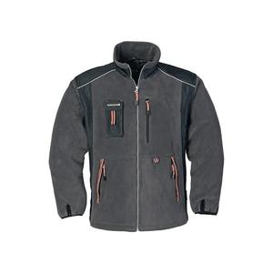 แจ็คเก็ตขนแกะ Terratrend ขนาด L สีเทาเข้ม/ดำ/ส้ม100% PES - Product Image 1