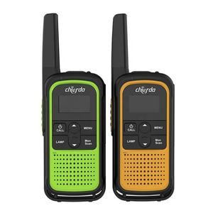 Walkie Talkie Analógico Chierda JV01, Resistente al Agua IPX6, UHF, Potencia de Salida de 5W, Sin Hielo, PMR 446, Llamadas Bidireccionales, Color Negro - Product Image 1
