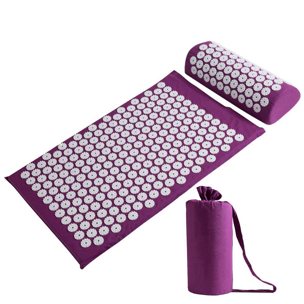 Экологичный коврик для акупрессуры с шипами, массажный матрас Шакти