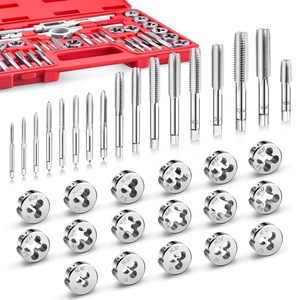 Juego de Machos y Terrajas Premium de 40 Piezas, Roscas UNC UNF NPT, Kit Esencial de Herramientas de Roscado con Accesorios Completos - Product Image 2