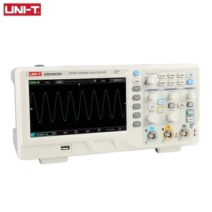 UNI-T UTD2102CEX+ ออสซิลโลสโคปแบบดิจิตอล 100mHz 2 ช่องสัญญาณ ออสซิลโลสโคปแบบพกพาสำหรับยานยนต์ USB 7 นิ้ว TFT LCD 1GSa/S UT - Product Image 4