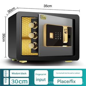 <span class=keywords><strong>Cassaforte</strong></span> Domestica Antifurto Direttamente dalla Fabbrica, Piccola Cassetta di Sicurezza Elettronica con Serratura Digitale, Impronta Digitale e Password, Doppia Porta Nascosta - Product Image 3