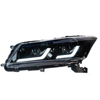 Pour Accord huitième génération phare assemblage mise à niveau feux diurnes lentille LED 12V nouveau transfrontalier