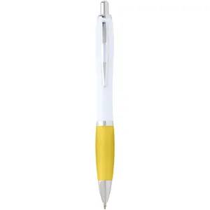 Penna a sfera in <b>plastica</b> riciclata Nash (inchiostro nero) - Product Image 1