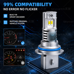 Faros LED L1 9004 9007 para camión, bombilla de 35W, tubo de cobre para refrigeración, Plug and Play, controlador estable, exportación del proveedor - Product Image 4
