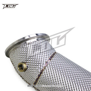 Collecteur d'échappement <span class=keywords><strong>BSK</strong></span> en stock pour BMW M240i M340 M340i M440 G20 G22 B58 3.0T 2017+ Tuyaux SUS304 Système d'échappement à écoulement libre - Product Image 2