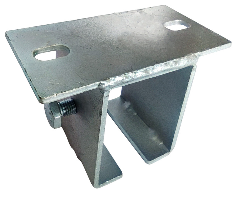 hanging door roller rail fixing bracket