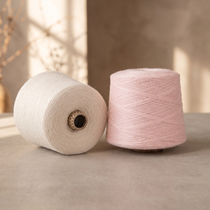 Fil à tricoter de luxe en mélange de cachemire teint Rongrun authentique 2/26NM 30% cachemire 70% laine pour vêtements haut de gamme et tricot à la main - Product Image 1