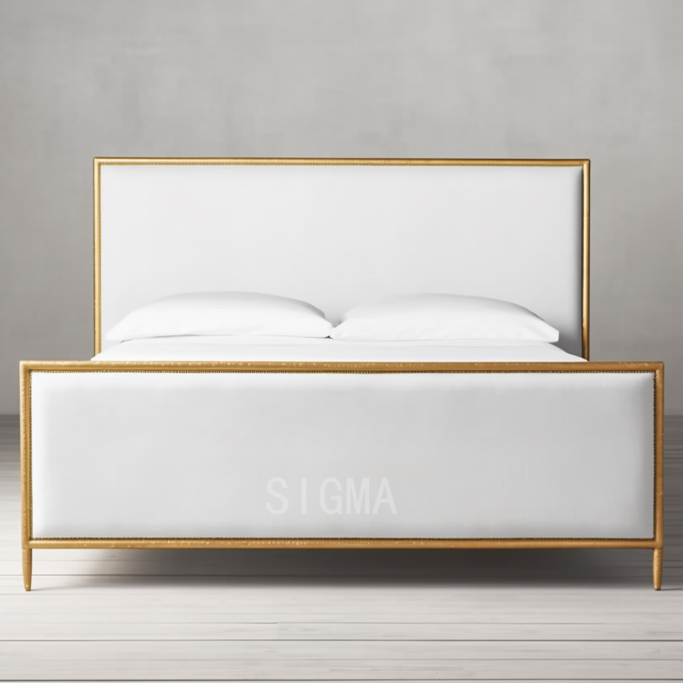 New design  Luxury home bedroom furniture set Bedroom furniture metal bed