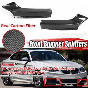 Paire de lames de pare-chocs avant, diffuseur, kit carrosserie, spoiler, jupes latérales et protection pour BMW M235i COUPE F22 M-Tech M-Sport 2014-2016 - Product Image 1