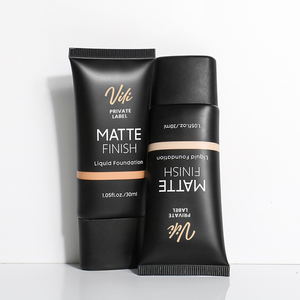 도매 하이 퀄리티 재단 액체 전체 커버 오래 지속 로고 개인 라벨 매트 방수 메이크업 재단 - Product Image 3