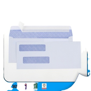 500 #9 buste autoadesive doppie della <span class=keywords><strong>finestra</strong></span> la sicurezza ha colorato la buccia premio e le buste della guarnizione - Product Image 3