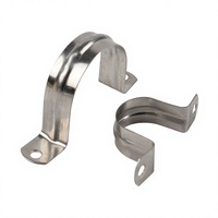 Abrazadera de Manguera Doble de Acero Galvanizado Ajustable y Personalizable con Diámetro Interior Máximo de 110 mm, Modelo de 20 mm para Uso Industrial