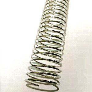 Fil de <span class=keywords><strong>reliure</strong></span> en <span class=keywords><strong>spirale</strong></span> <span class=keywords><strong>métallique</strong></span> recouvert de nylon pour carnet - Product Image 1