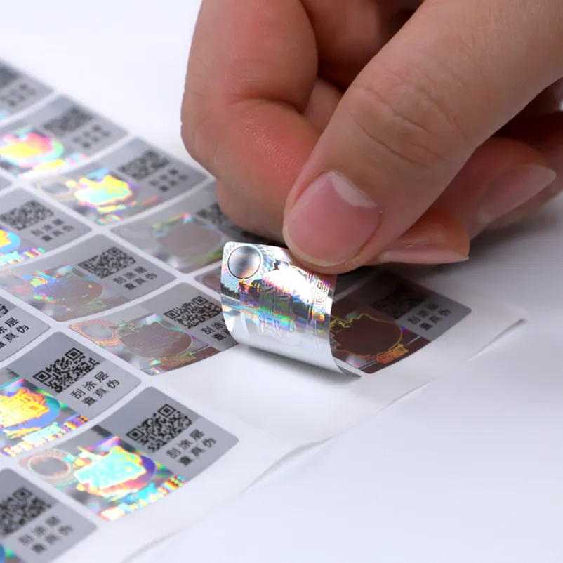 Custom Anti-Namaak Aluminium Laser Hologram Sticker