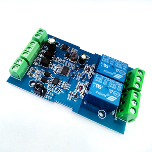 Customizable <strong>Modbus</strong>-Rtu 7-24V Two-Channel Relay <strong>Module</strong> with Digital <strong>Input</strong>/<strong>Output</strong> RS485/TTL - Product Image 1