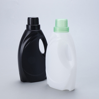 Bouteille Vide en Plastique Noir 500 ml pour Lessive Liquide, Nettoyant, Désinfectant, Assouplissant ou Javel en PEHD