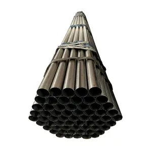 Tubo da costruzione per tubi in acciaio ERW saldato al carbonio nero per tubo in acciaio tondo nero saldato a sezione cava in cina