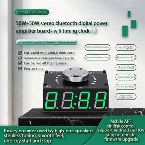 Module amplificateur de puissance numérique stéréo BT HIFI 50W*2 XY-W50L avec horloge de synchronisation WIFI - Product Image 2