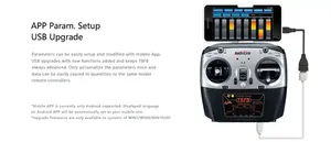 Émetteur RadioLink T8FB avec récepteur R8EF, 8 canaux, distance de contrôle de 2 km, contrôleur <span class=keywords><strong>RC</strong></span> pour <span class=keywords><strong>drone</strong></span>/UAV/avion <span class=keywords><strong>RC</strong></span> - Product Image 6