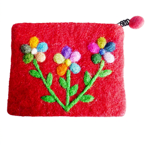 Monedero/Bolsa de Cosméticos/Porta Tarjetas de Crédito/ATM Unisex Hecho a Mano en Nepal de Alta Calidad - Product Image 1