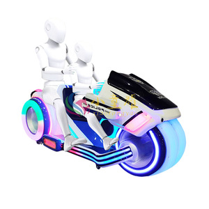 Mall Square 24V motocicleta eléctrica puesto interior fibra de vidrio diversión Coche parque infantil para niños padres uso comercial interior - Product Image 5