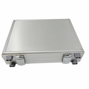 Xách tay có thể khóa rỗng nhôm cứng trường hợp công cụ với xử lý Chuyên nghiệp bạc nhôm Vali cho doanh nghiệp - Product Image 6