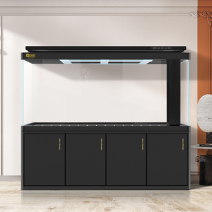 YEE personnalisé en gros 200 gallons verre Ultra clair grand réservoir de poissons filtre de fond <span class=keywords><strong>aquarium</strong></span> de poissons pour la maison - Product Image 4