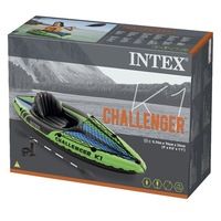 Raft de pêche Challenger pour 1 personne, canoë-kayak gonflable en PVC haute pression pour sports nautiques