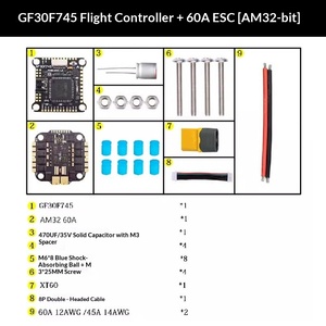 โมดูลควบคุมการบิน JHEMCU F745 สำหรับชิ้นส่วนเครื่องบินบังคับวิทยุแบบ Crosser Flying Tower ที่ใช้งานร่วมกันได้ - Product Image 5