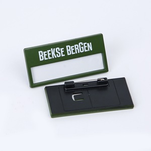 Biểu tượng tùy chỉnh trống Tên huy hiệu, thép không gỉ kim loại nametags/khách sạn nhân viên nam châm name tag - Product Image 3