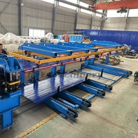 Máquina de Perfilado de Acero de Doble Capa para Producción de Láminas de Techo, Equipo para Materiales de Construcción al por Mayor