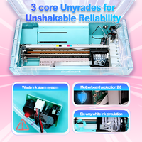 Impresora DTF EraSmart, Máquina de Transferencia Directa a Película, Cabezal Doble, Tinta Blanca, para Producción de Camisetas, Almacén en EE. UU.