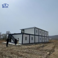 Cabine modulaire isolée à ossature acier, unité de dortoir, hébergement portable en conteneur pour les quartiers des travailleurs agricoles