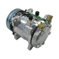 Nouveau compresseur de climatisation automobile 507-2pk-24V-125MM 12V DC SD5H11 pour SANDEN Compresseur de climatisation universel Compresseur d'air modifié pour camion