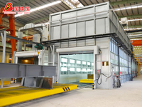 Ligne de production de revêtement de structures en acier lourd clé en main BZB, ligne de pulvérisation automatique