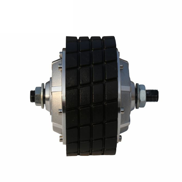 ZLTECH 4.5 Inch Automated Guided Vehicle 200W 24V-48V 150KG Load Double Shaft Brushless DC Built-in Encoder Hub Motor for Robot