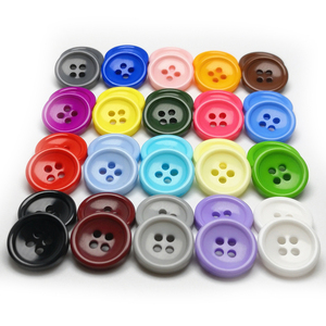Dịch Vụ Oem Đầy Màu Sắc 4 Lỗ Tùy Chỉnh Polyester Resin Coat Shirt Buttons Phụ Nữ Trẻ Em Quần Áo Nút - Product Image 5