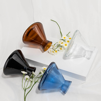 Bouteille diffuseur conique en verre silex de 250 ml de haute qualité pour aromathérapie avec impression sérigraphique personnalisée