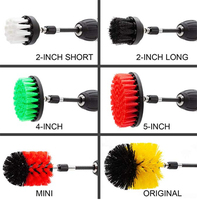 Juego de 22 Herramientas Multifuncionales para Limpieza de Autos, Eliminación de Polvo, Pulido de Ruedas, Cepillo para Taladro Eléctrico, Nylon y Metal, Marca QY