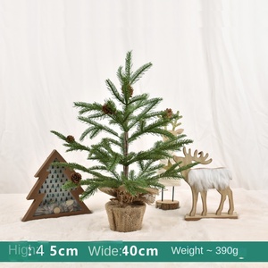 <b>Mini</b> Luxury Home Desktop Decor High Quality Flocking <b>Christmas</b> <b>Tree</b> Ornament Simulated <b>Christmas</b> Decorations - Product Image 6