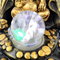 Fontaine d'intérieur Ganesha, statue de l'éléphant, cascade Feng Shui pour bureau à domicile