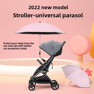 Sombrilla Universal <span class=keywords><strong>para</strong></span> Cochecito de Bebé, Triciclos y Carritos, Protección Solar y Contra la Lluvia, <span class=keywords><strong>con</strong></span> Logotipo Personalizado - Product Image 2