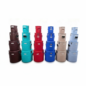 Caixa Térmica Cilíndrica Moderna para Alimentos 5L 20L 40L 60L 80L Conjunto de Potes Térmicos com Tampa Empilhável - Product Image 1