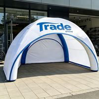 Tente publicitaire gonflable personnalisée, auvent en forme d'araignée, dôme, stand pour événements d'entreprise