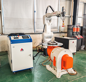 Fiber Laser Cladding Automatic Robotic Laser Surfacing Machine Low Heat Deformation for Mining <b>Rollers</b> Crusher Parts Repair Work - Product Image 5
