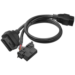 Cable Divisor OBD 2 OBD2 en Y, 1 Macho a 2 Hembras, Conector de 16 Pines para Autos Hyundai, Kia, <span class=keywords><strong>Chrysler</strong></span>, Dodge y Jeep - Product Image 1