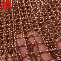 Maille de fil métallique décorative en acier inoxydable/cuivre, fil ondulé pour les concepteurs et les architectes de façades et de plafonds